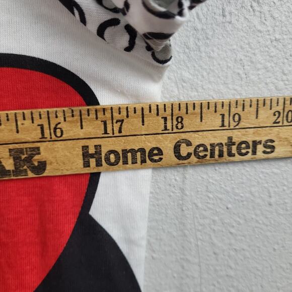 Disney‎ Womens White Minnie Mouse Short Sleeve Pullover Pajama Top Size Small - Picture 6 of 7